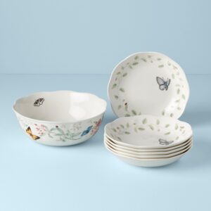 Garden Motif Bowl Set,7-Piece