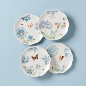 Blue Dessert Decorative Plates - Set of 4