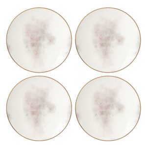 Palm Lattice Accent Decorative Plates,Set of 4